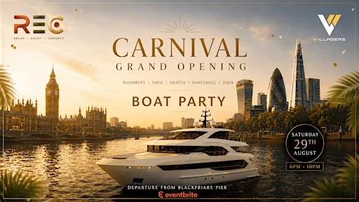 REC x VIILLAGERS — CARNIVAL GRAND OPENING BOAT PARTY