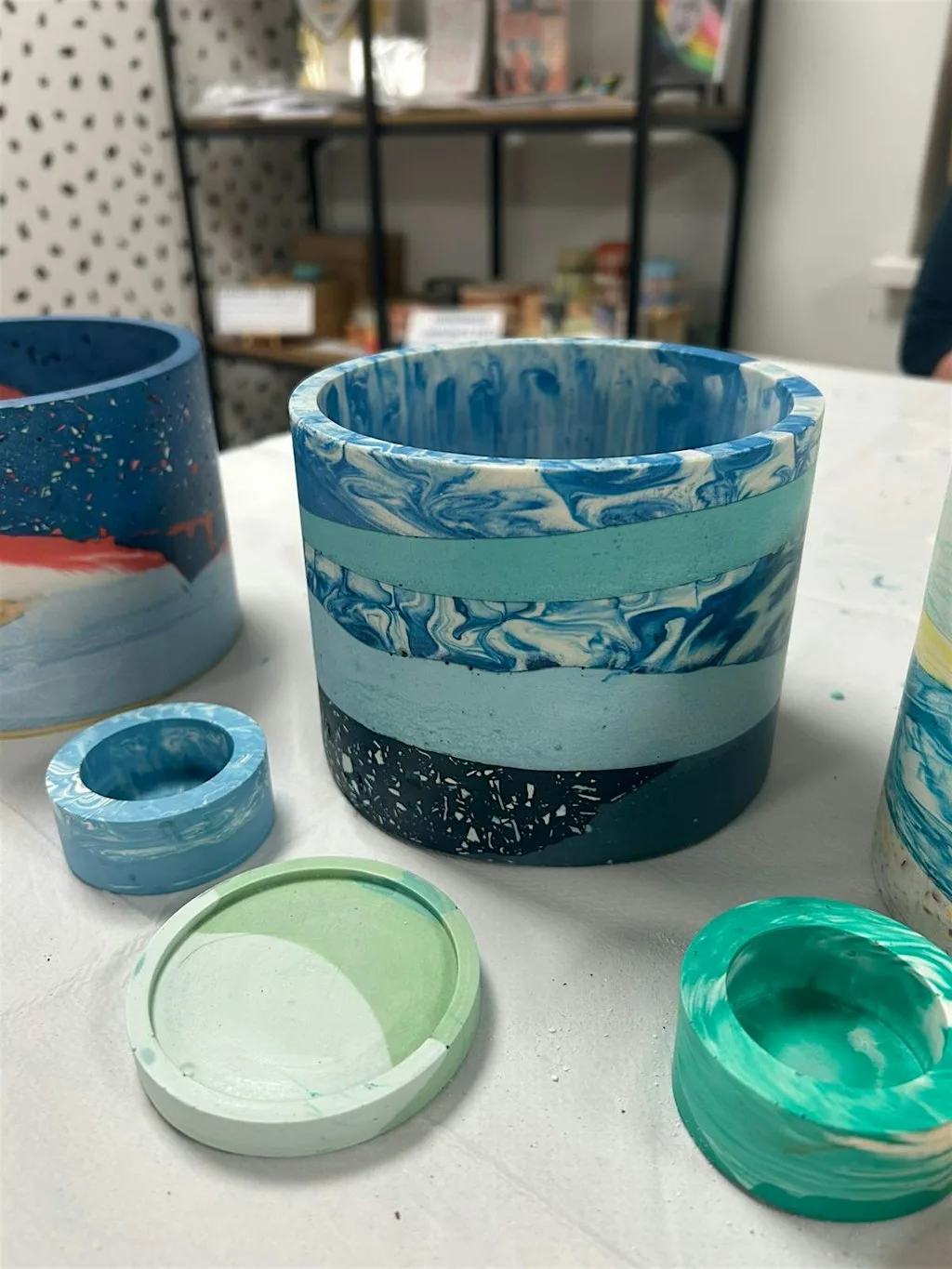 The Jesmonite Plant Pot Workshop in Collingham nr Wetherby by Objectify