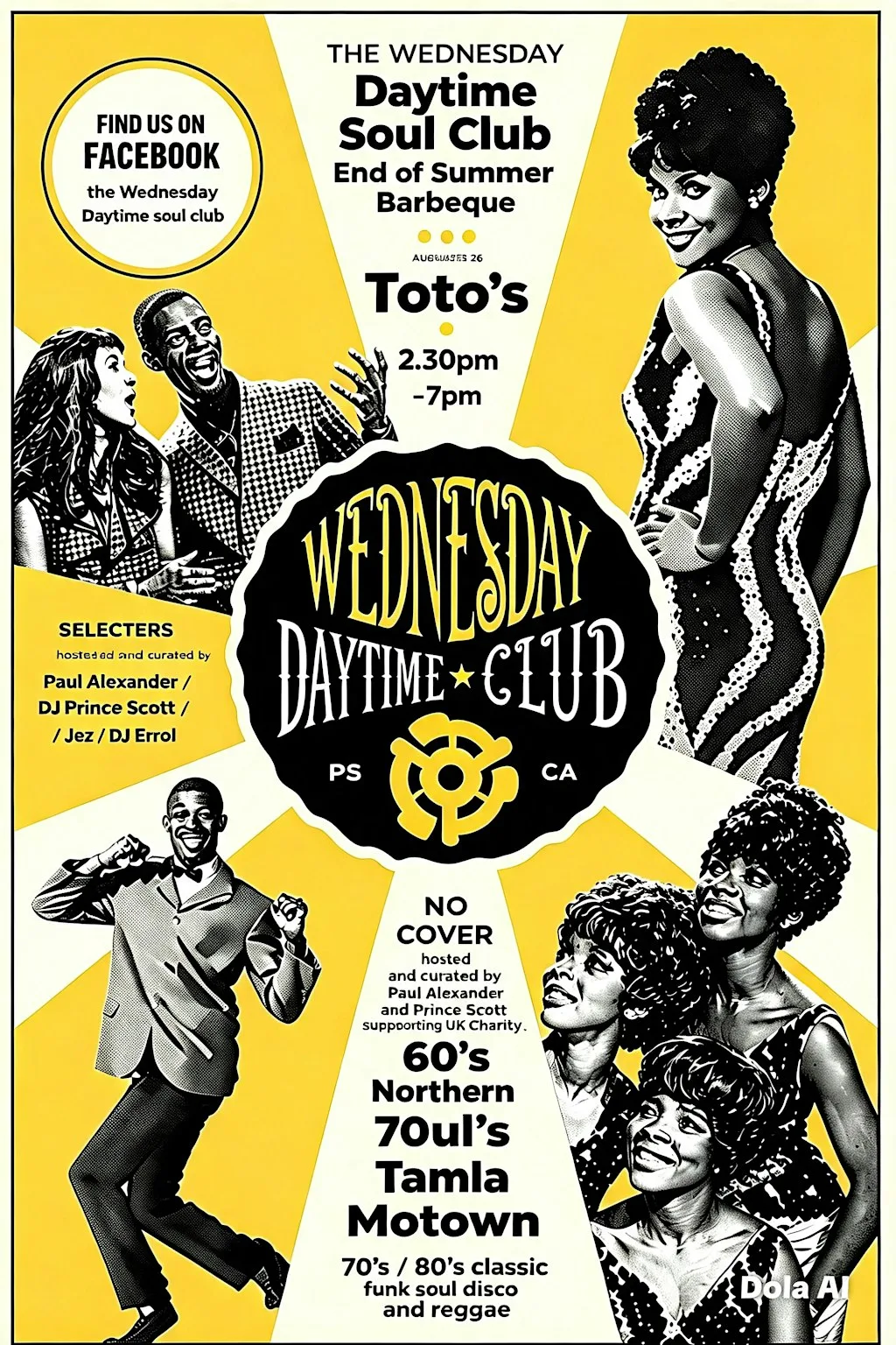 Wednesday Daytime Soul Club Summer BBQ