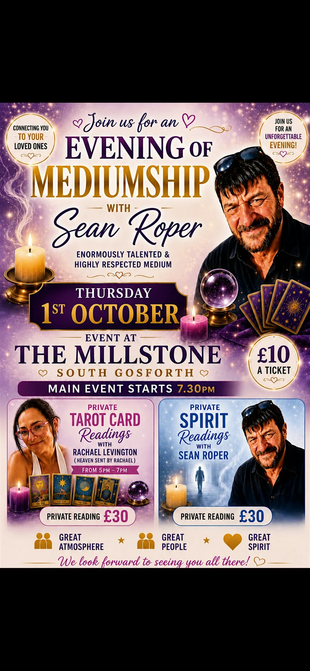 Evening of Mediumship Sean Roper The Millstone South Gosforth at The Millstone