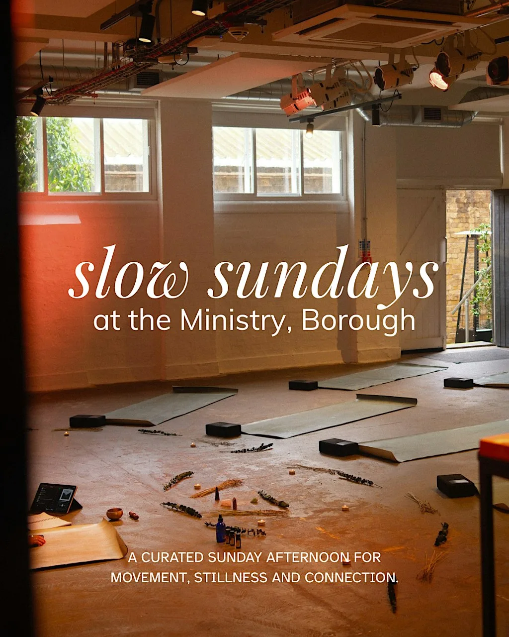 Slow Sundays | Yang & Yin Yoga, Cacao & Community | Borough, London at The Ministry, Borough | Workspace & Members' Club | South London