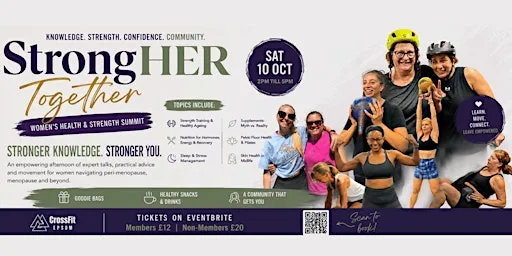 StrongHER Together - Women's Health & Strength Summit at Ascension Training - CrossFit Epsom
