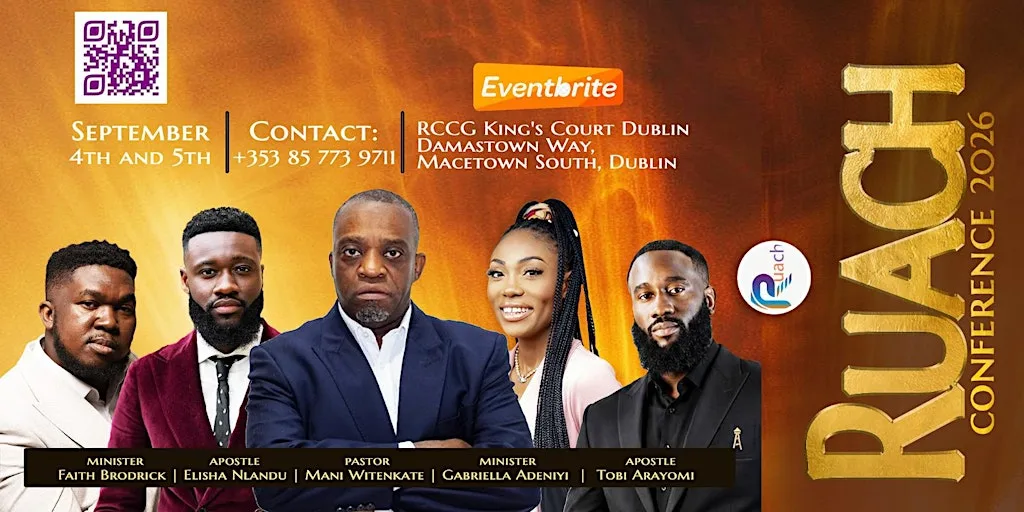 Ruach Annual Conference 2026 at RCCG Kings Court Dublin
