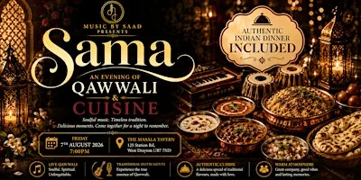 Music by Saad Presents: SAMA at The Masala Tavern