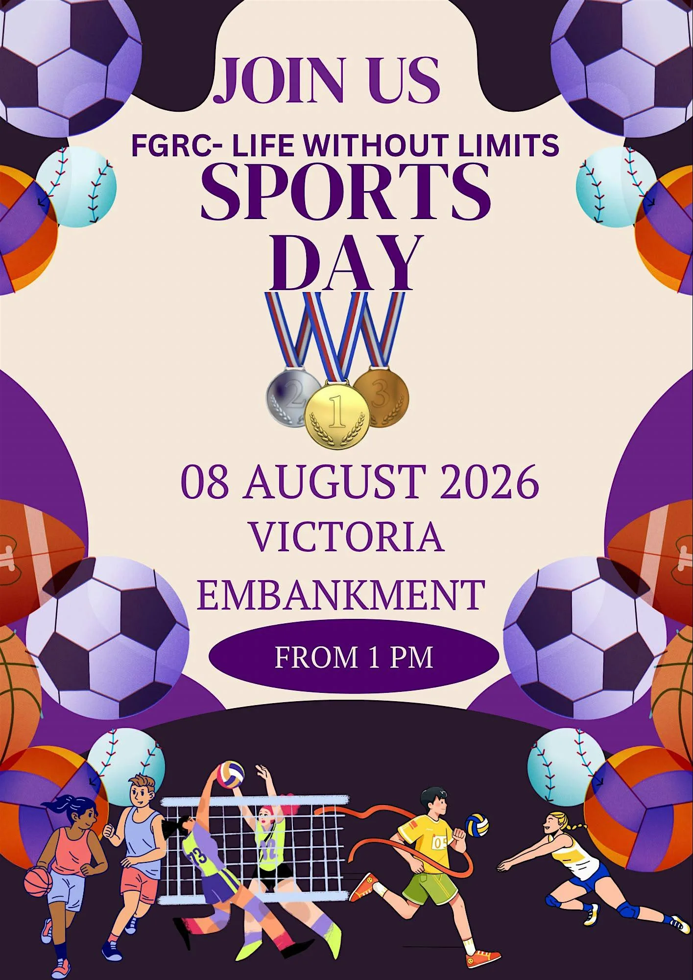 Meadows Sports Day for All at Victoria Embankment
