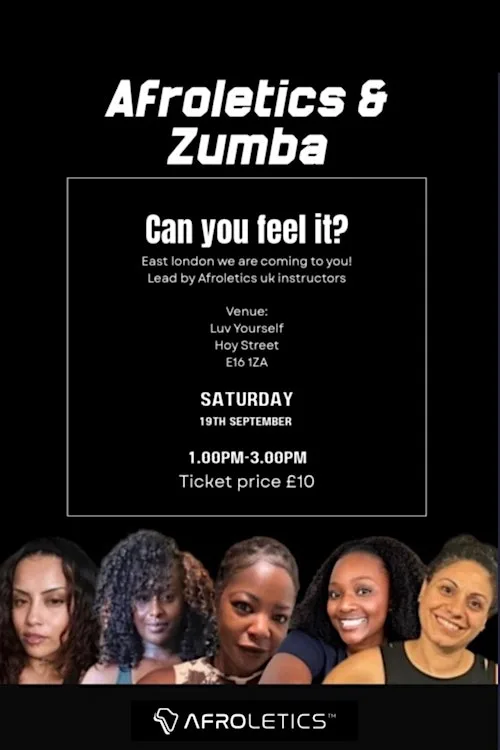Afroletics/zumba fitness party