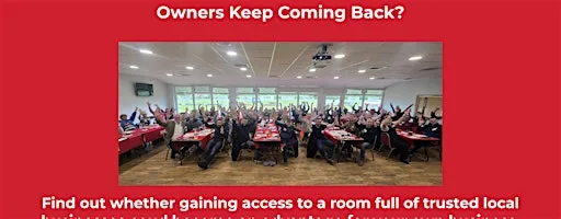 Every Thursday, 60+ Local Business Owners Meet Here. Why?