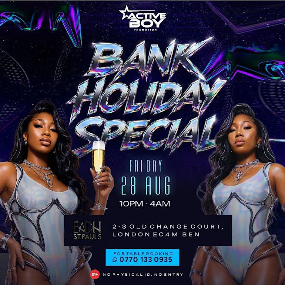 Bank Holiday Special at 2-3 Old Change Ct