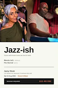 LIVE JAZZ MUSIC WITH SINGER MANOLA BY SUSANNA MELE