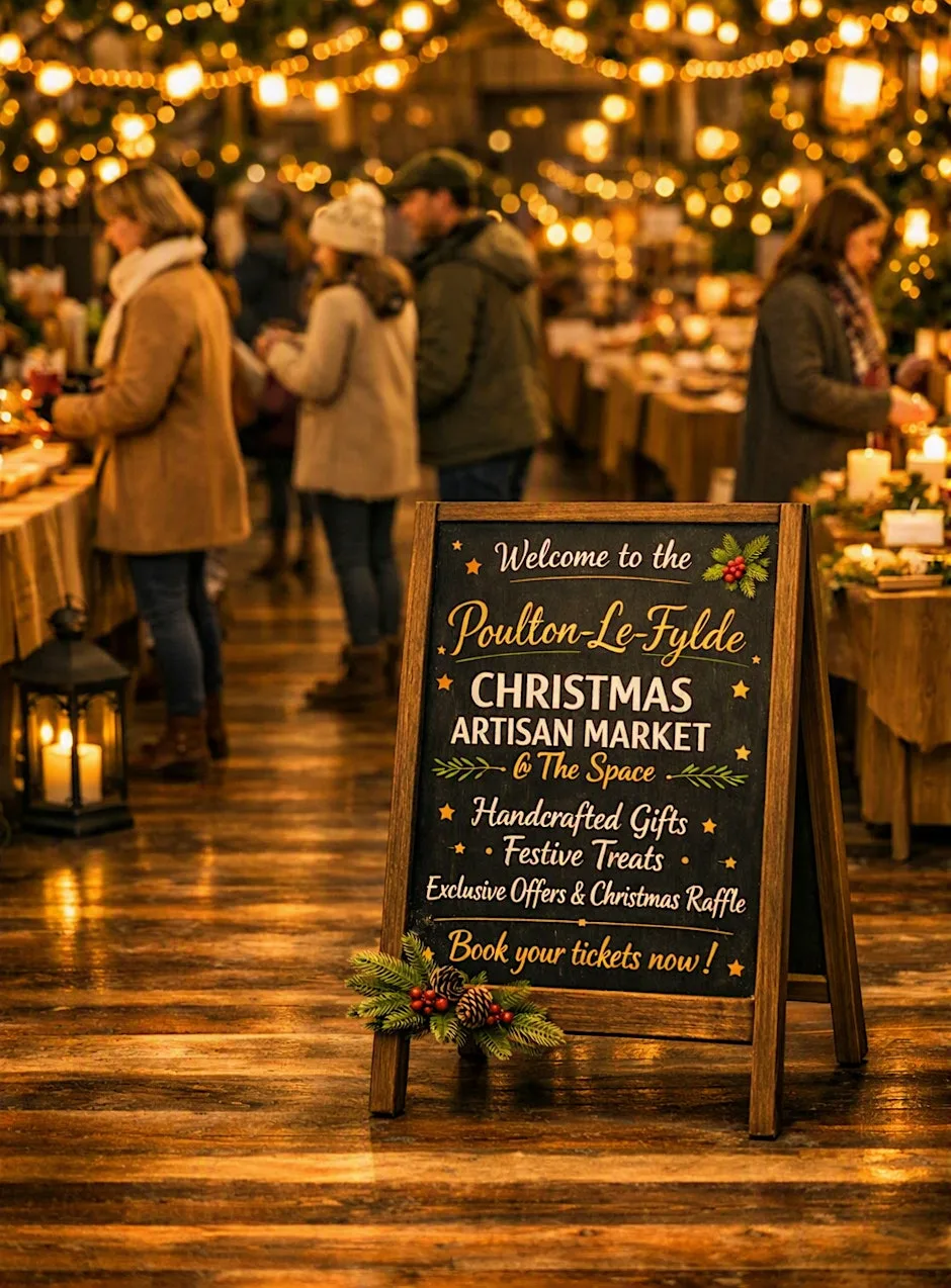 Poulton-Le-Fylde Christmas Artisan Market at The Space - Social Wellness Co