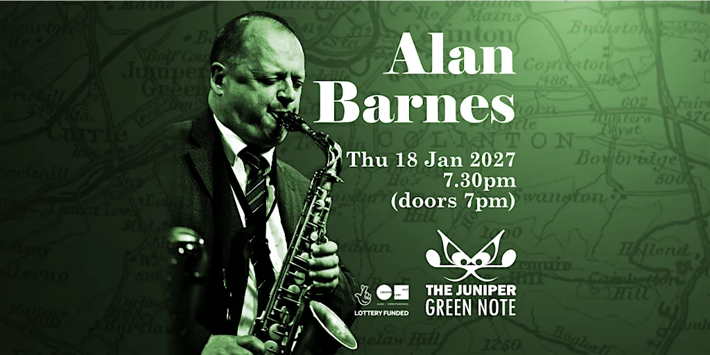 Alan Barnes joins the Juniper Green Note Trio at Baberton Golf Club