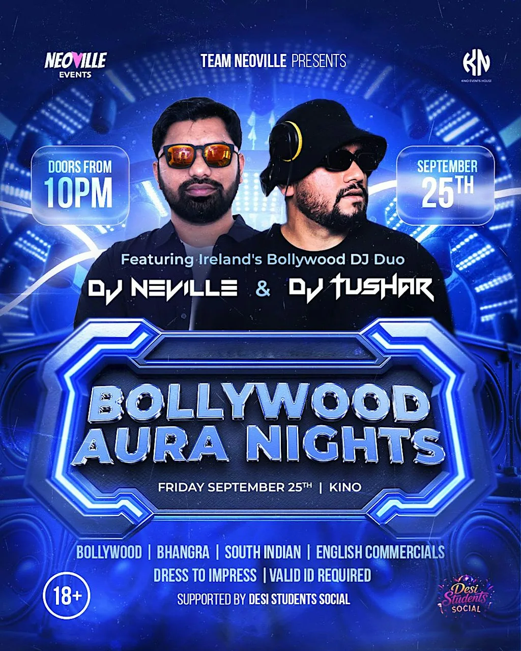 Bollywood Aura Night Cork at KINO CAFÉ & EVENT HOUSE