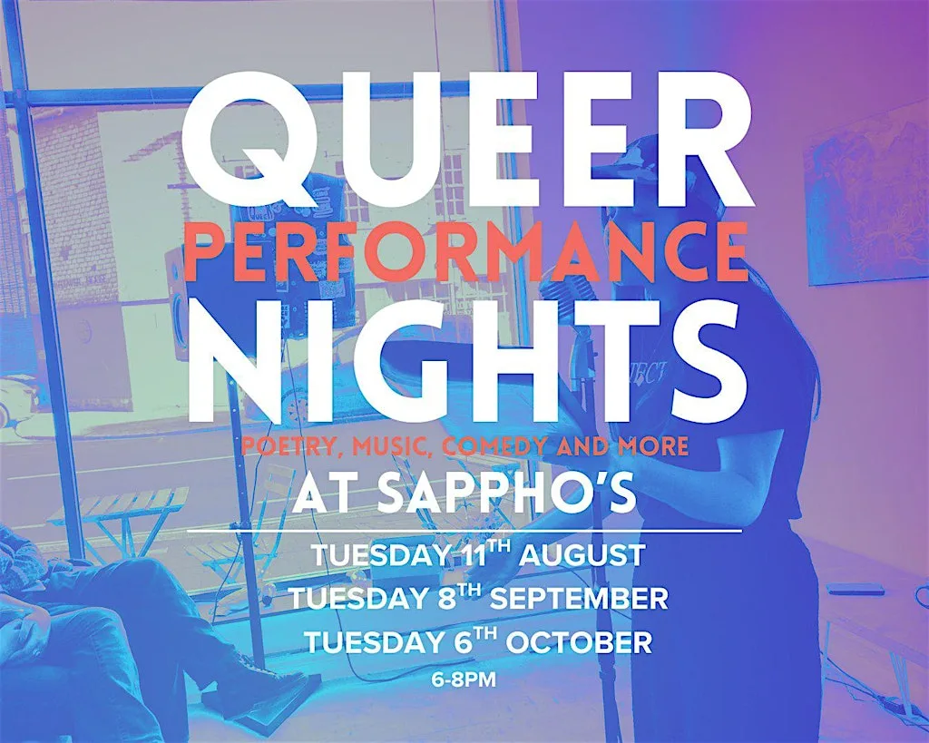 Queer Out Loud Performance Night at Sappho's Cafe & Community Space