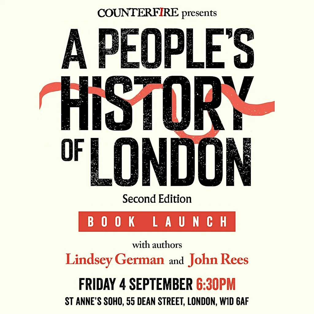 A People's History of London - Book Launch at St Annes Soho