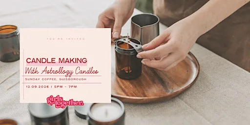 Girls Get Together: Autumn Candle Making Class - Guisborough at Sunday Coffee & Kitchen