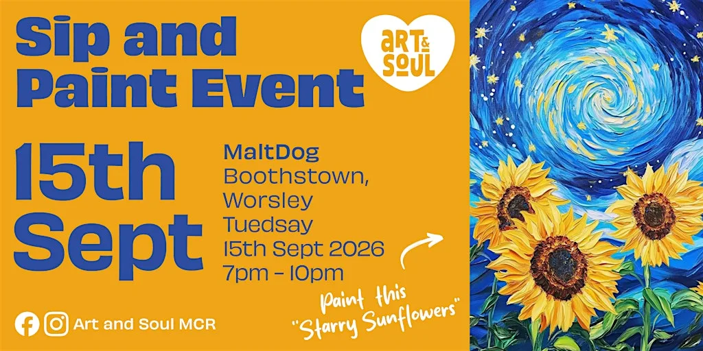 Sip and Paint Event at MaltDog, Boothstown, Worsley at MaltDog Boothstown