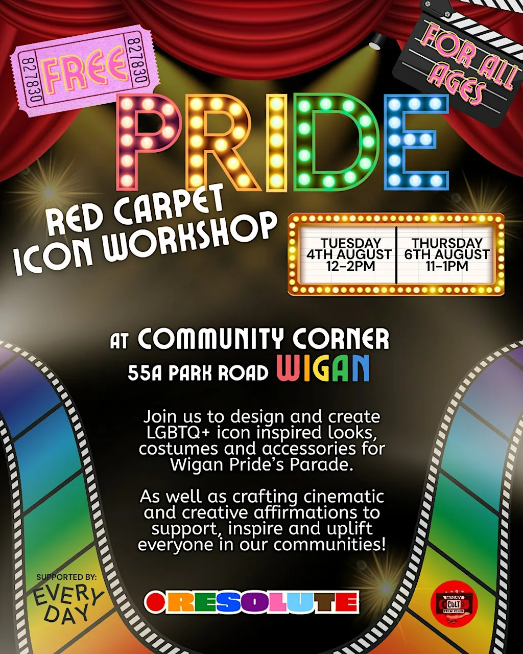 LGBTQ+ Icon Inspired Costume & Craft Workshops at CommUnity Corner