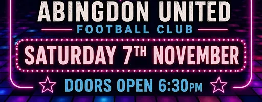 Boogie Bingo at Abingdon United Football Club