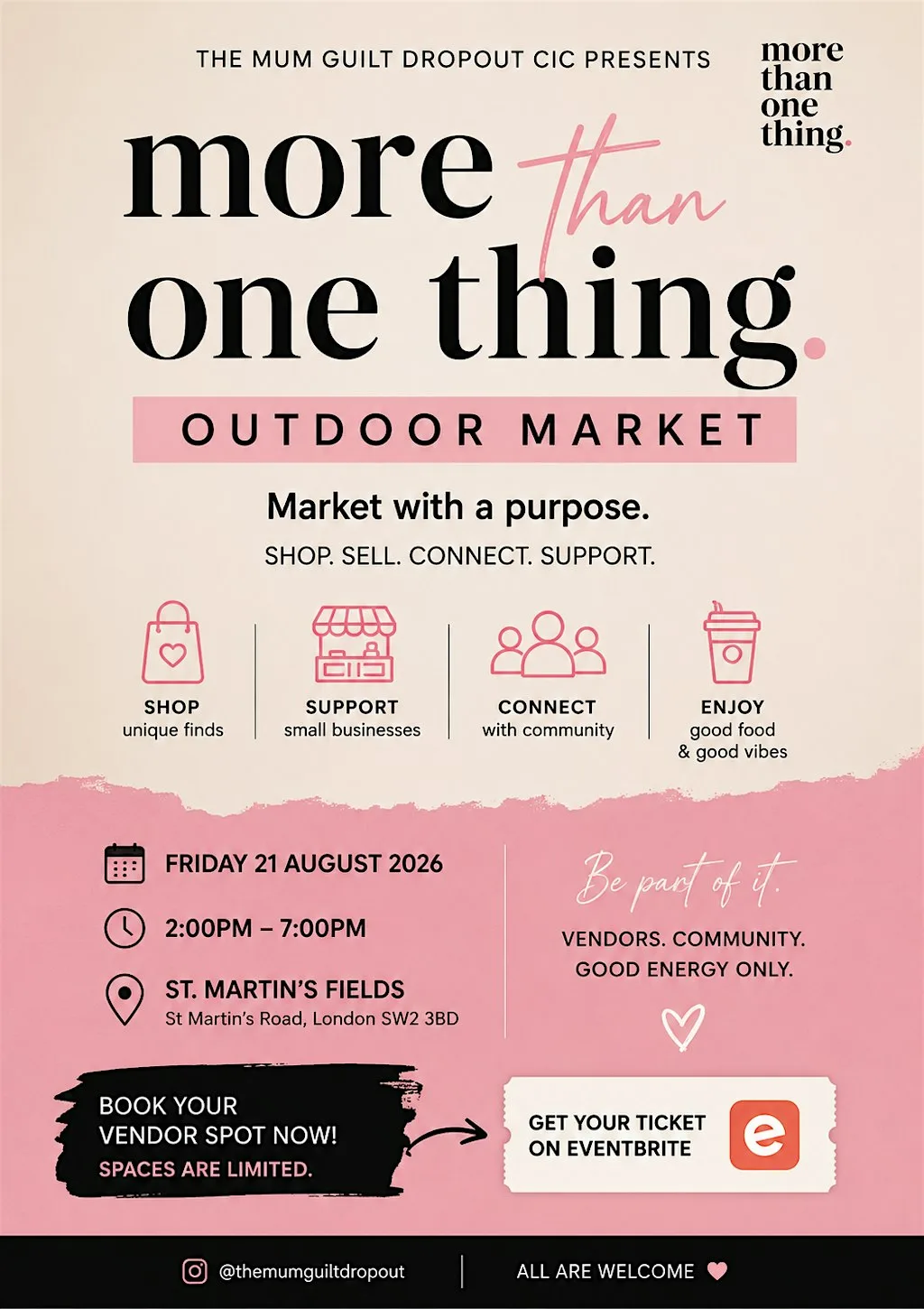 More Than One Thing Outdoor Market