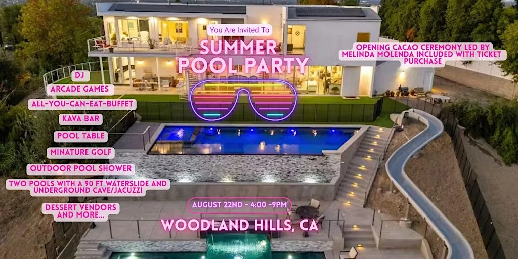 Summer Pool Party with Buffet