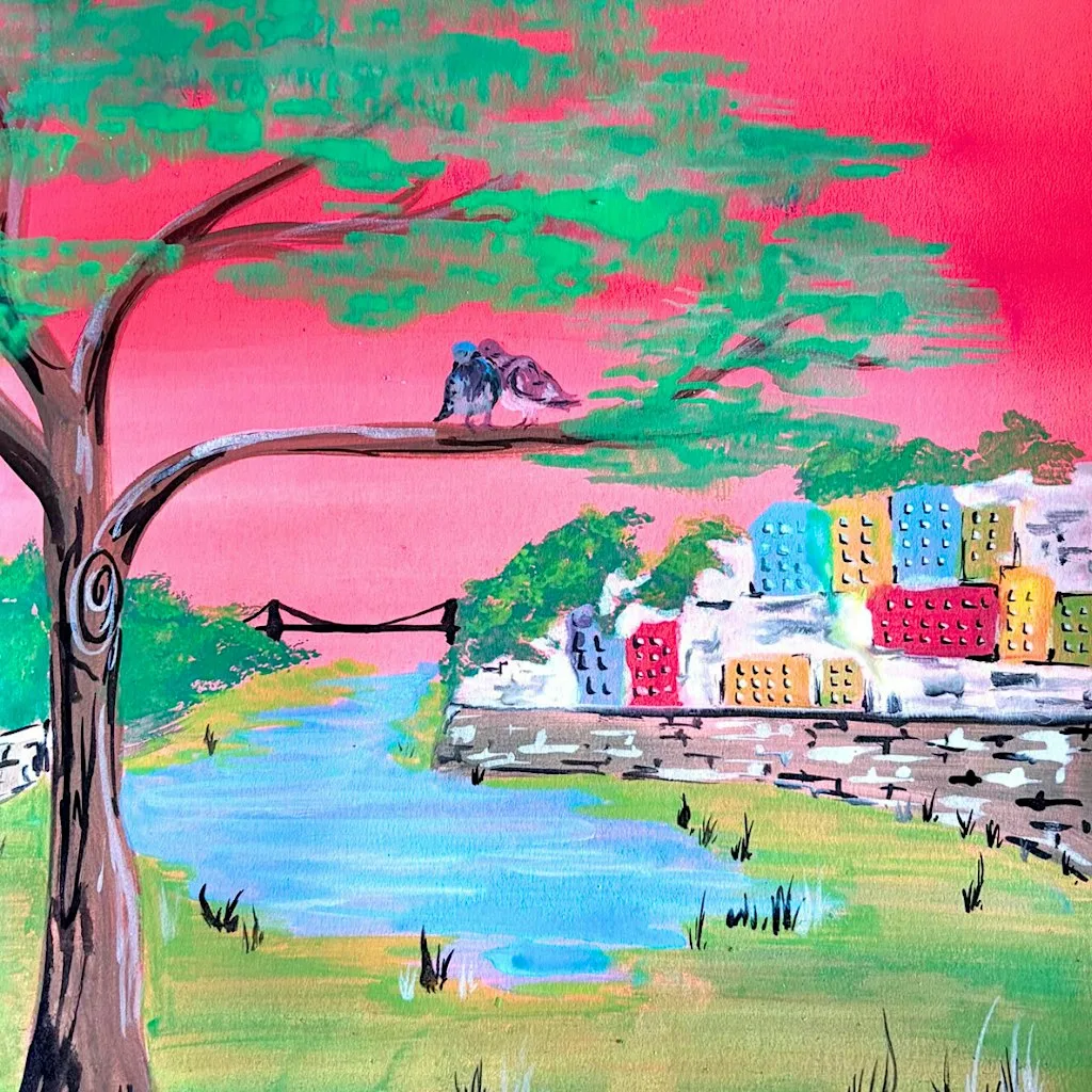 Sip & Paint at No. 4 Clifton Village, Bristol - "Clifton Houses"