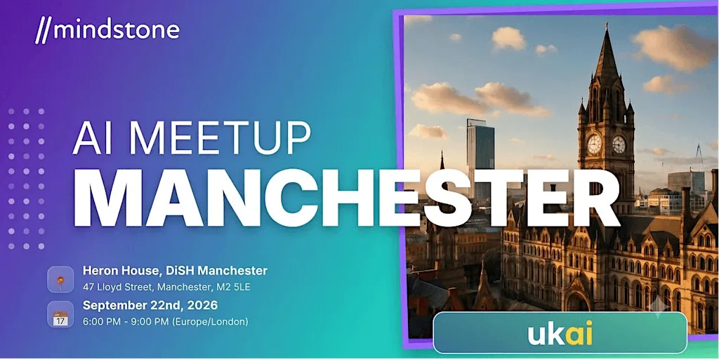 Mindstone Manchester September AI Meetup at Heron House, DiSH Manchester