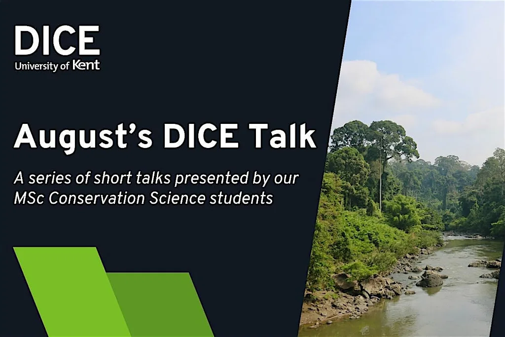 Short Talks on Conservation Science | #DICETalks at Grimond Lecture Theatre 2