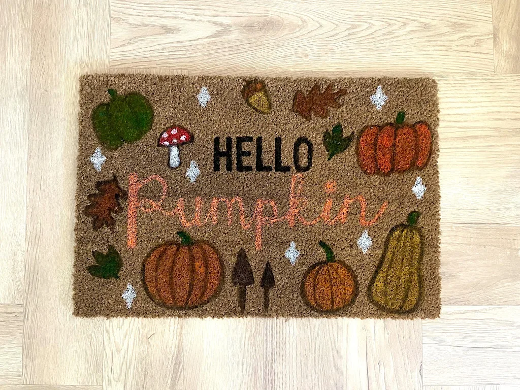 Autumn Doormats at Buchlyvie Village Hall