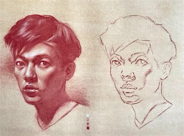 Portrait Drawing Workshop - 2 days- at The Shore Studio