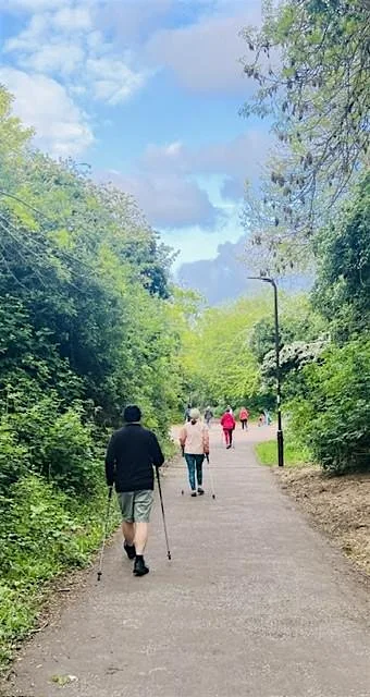 Weekly Walking with Poles Class