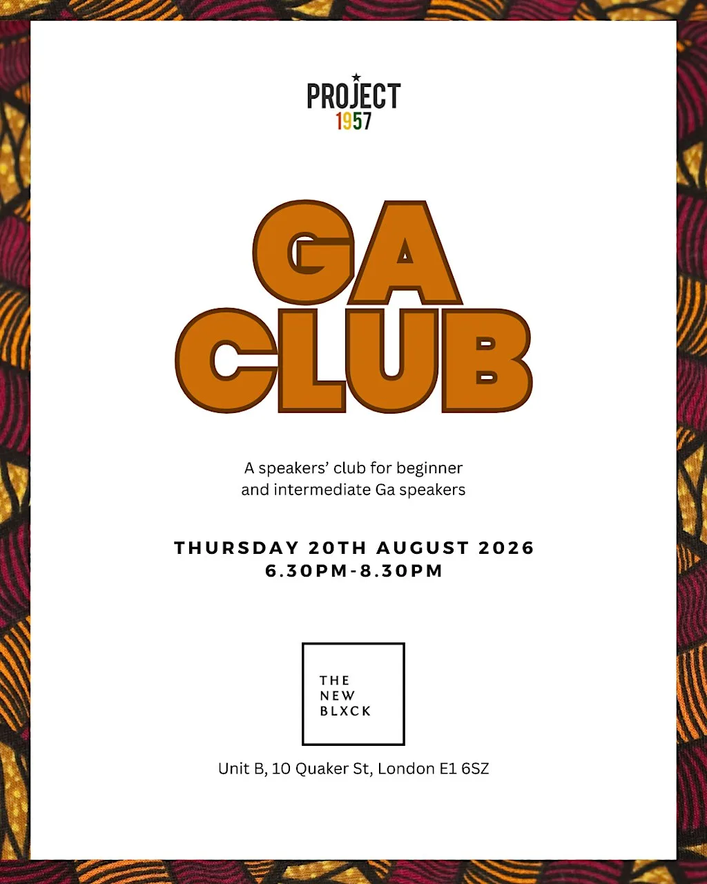 PROJECT 1957: GA CLUB