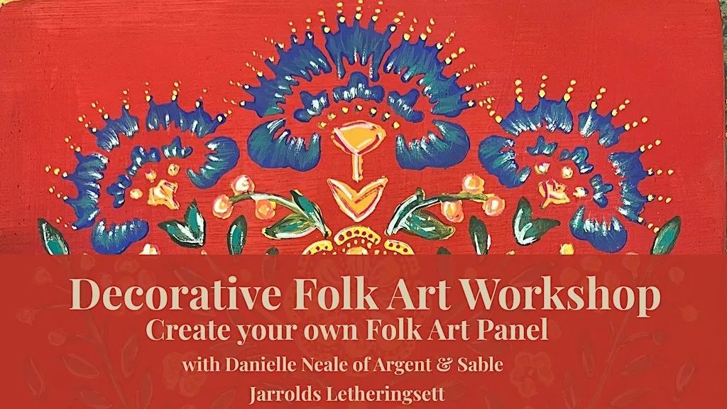 Decorative Folk Painting | Paint Your Own Wooden Panel at 19 St Benedicts St