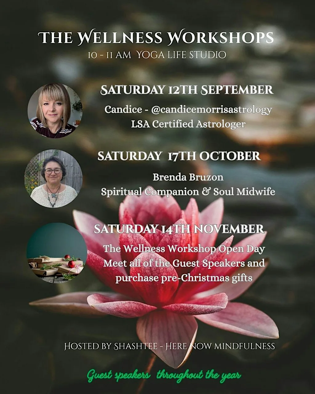 The Wellness Workshops 2026 at The Yoga Life studio