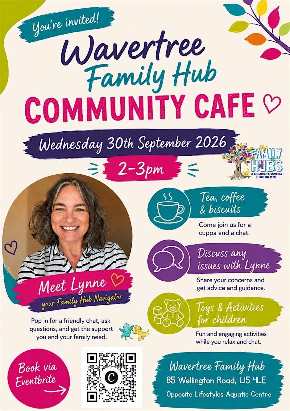 Wavertree Family Hub Community Cafe at Wavertree Family Hub & Children's Centre