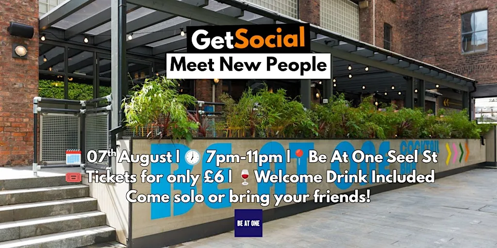 Liverpool Social for Young Professionals (20s–40s) | Meet New People at Be At One - Liverpool
