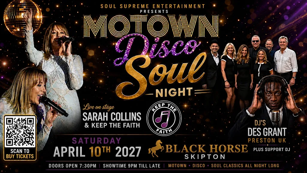 A Night of Motown, Soul, Disco, Northern Soul and more ....... at Blackhorse Skipton