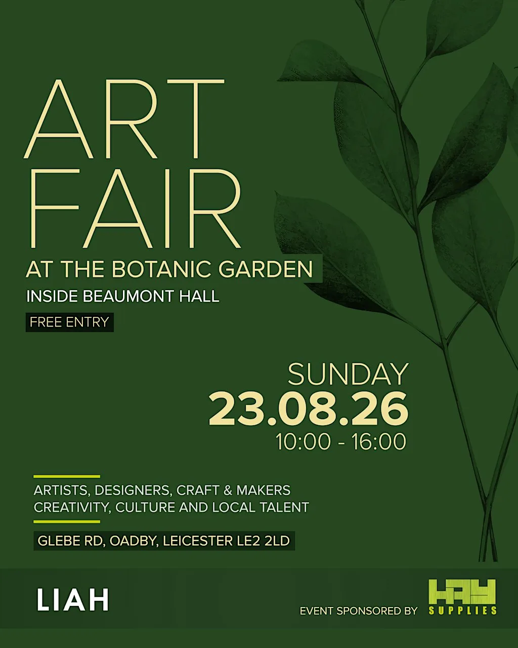 ART FAIR AT THE BOTANIC GARDEN at University of Leicester Botanic Garden