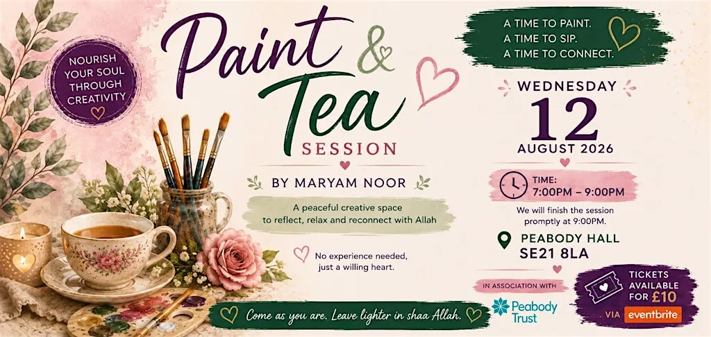 Healing with Allah – Painting Therapy Session
