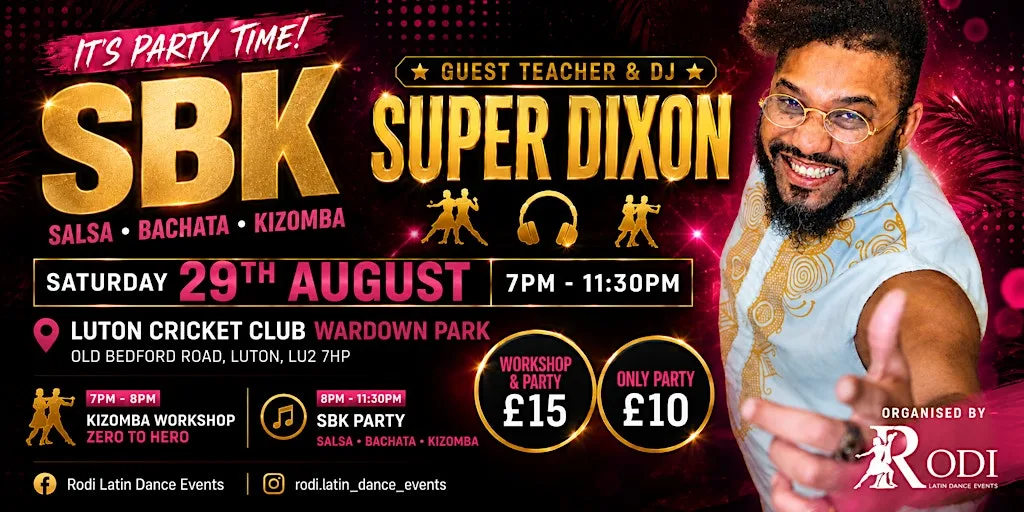 Salsa, Bachata & Kizomba Party in Luton