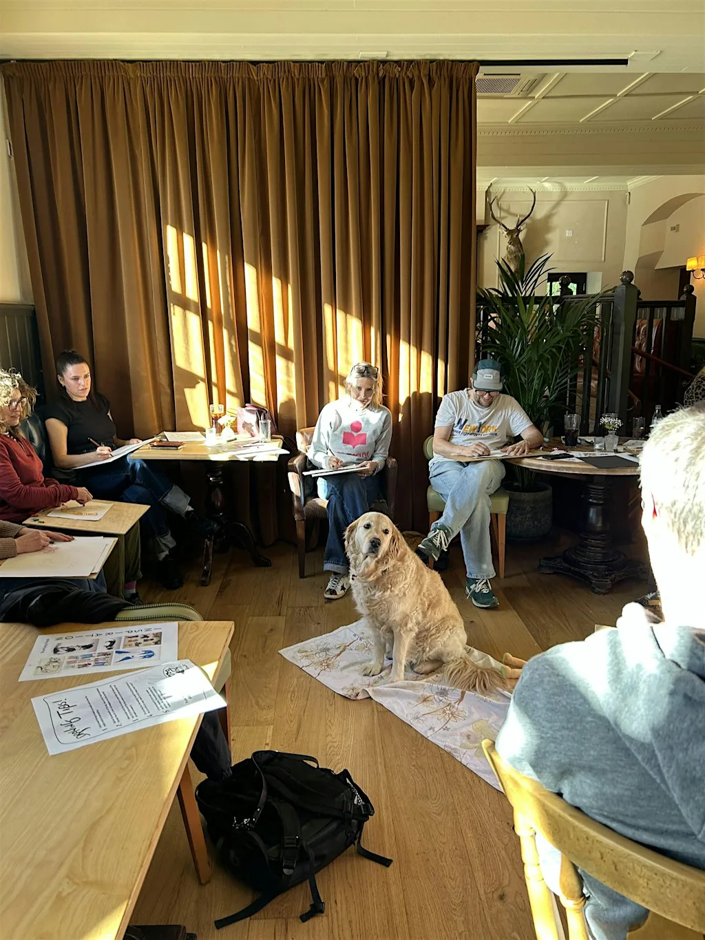 Dog Life Drawing - The Waggon & Horses