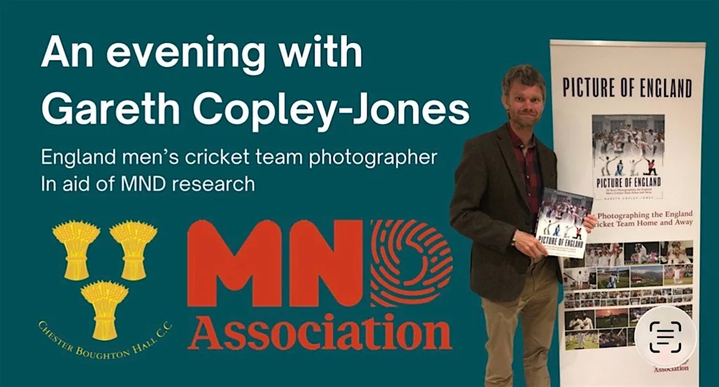 An Evening with Gareth Copley-Jones, England Cricket Photographer at Chester Boughton Hall Cricket Club