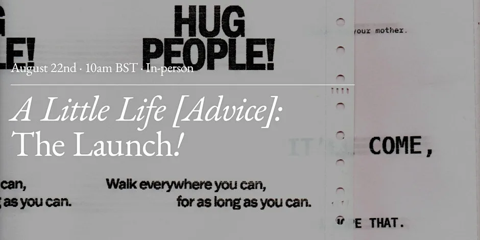 A Little Life [Advice]: The Launch! at Brown's of Leith