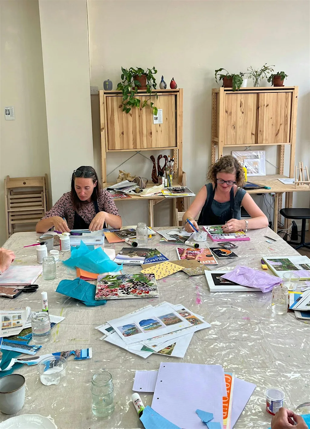 Collage Workshop - Rachel's Art Studio