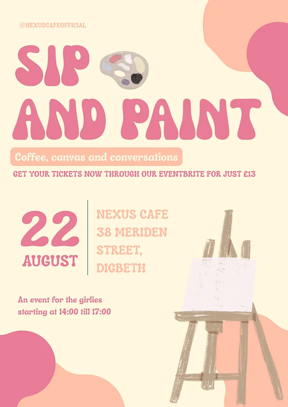 Sip and Paint at Nexus cafe