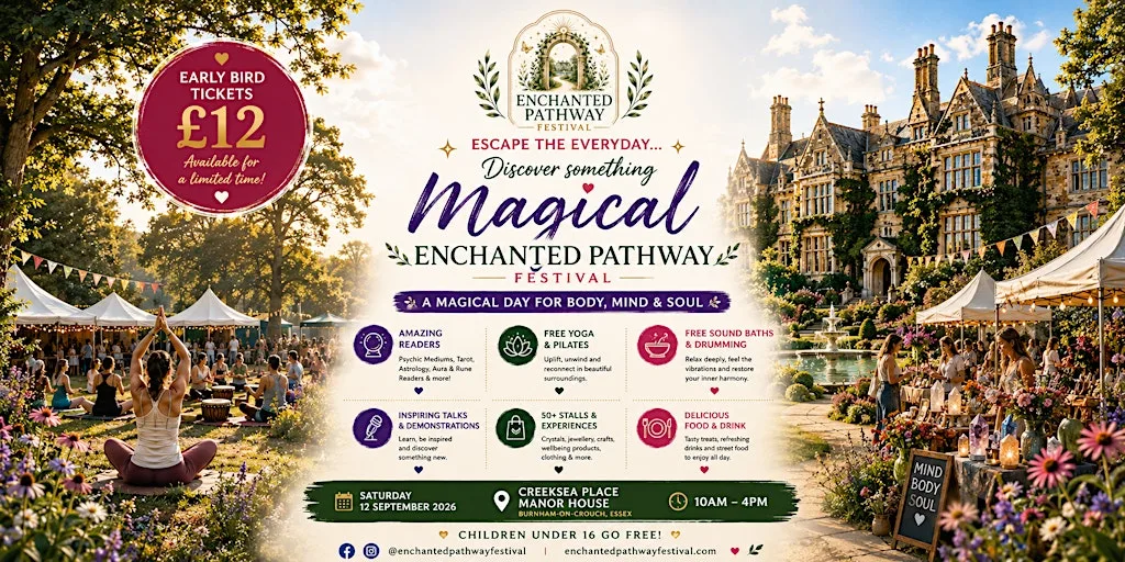 Enchanted Pathway festival at Creeksea Place Manor House