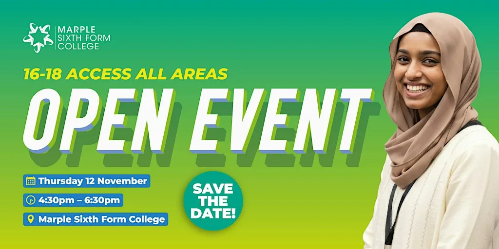 Marple Sixth Form College Open Event at Marple Sixth Form College