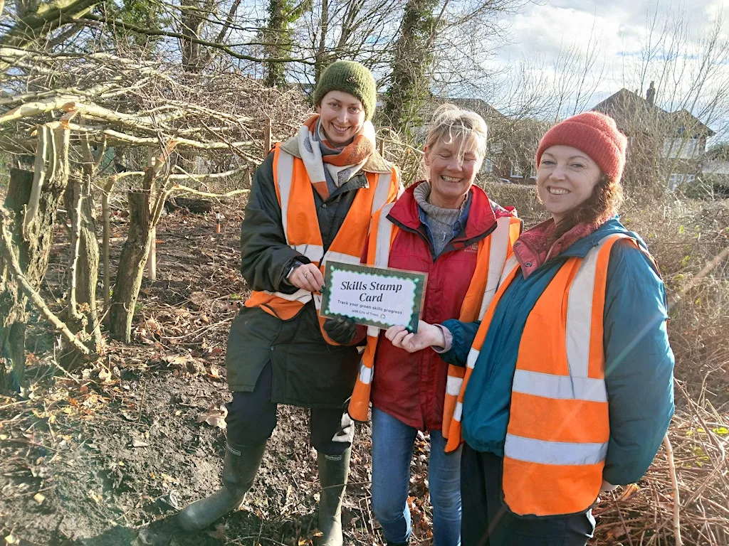 Citizen Forester Hedge Laying at William Wroe, Trafford at 269 Church Rd