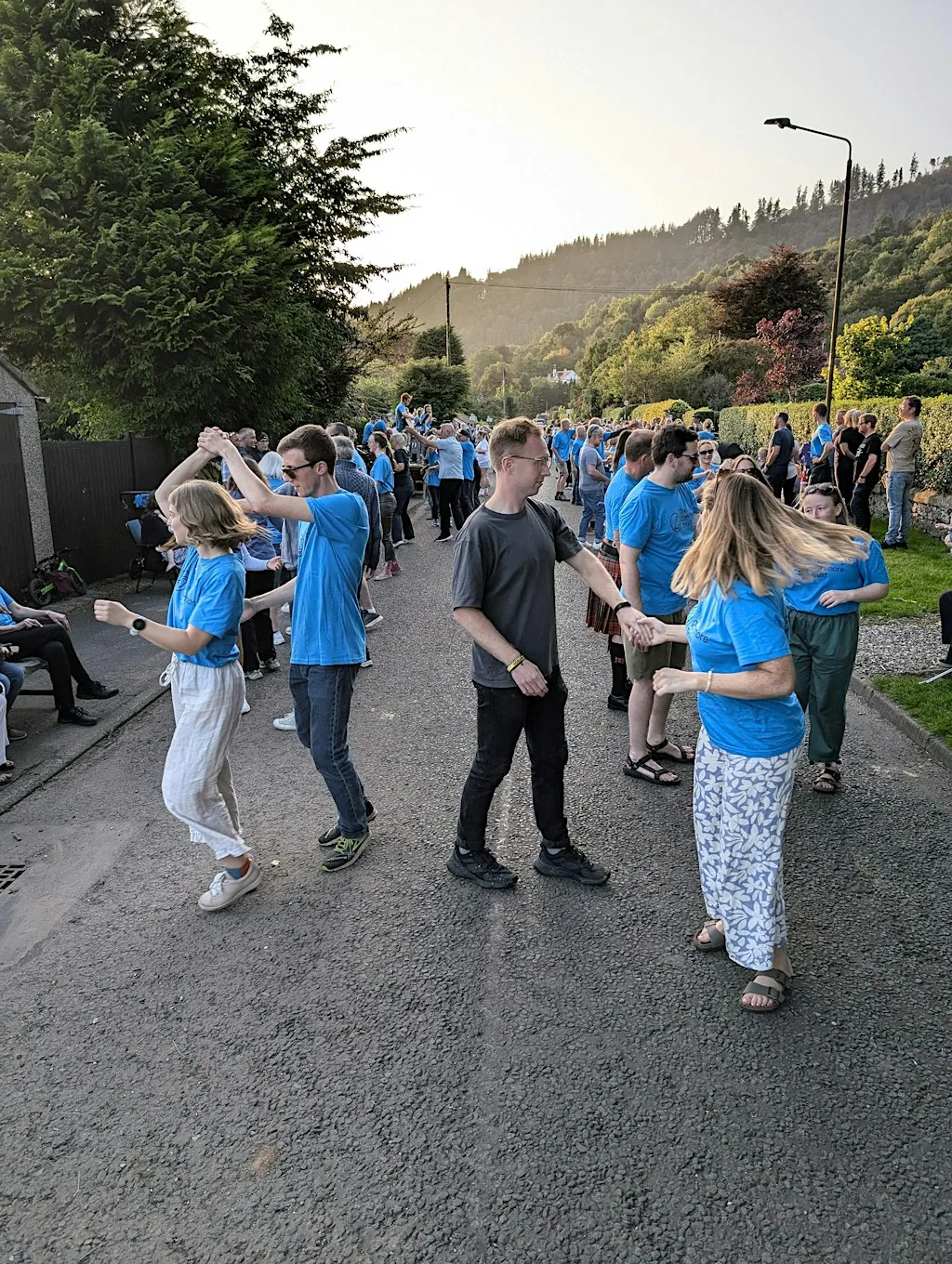 The 5th Annual Canmore Trust Street Ceilidh at Ancaster Road, Callander
