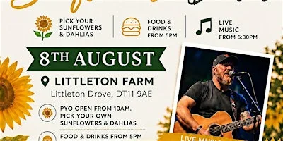 Evening PYO Sunflowers and Live music