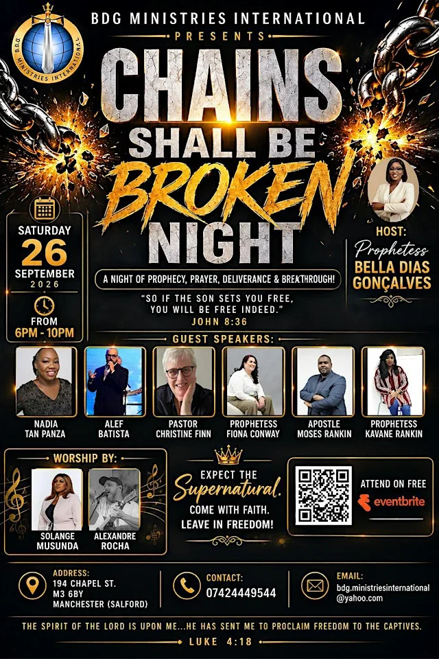 CHAINS SHALL BE BROKEN – PROPHETIC NIGHT PRAYER